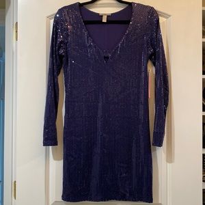 NEW Aqua Sequin dress